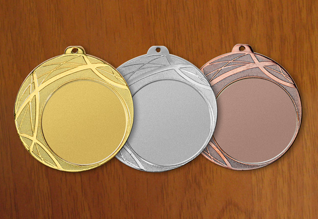 medal 70mm na wklejk� 50mm, br�zowy (produkt niedost�pny) puchary statuetki medale