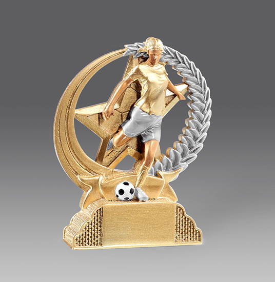 statuetka pi�ka no�na kobiet, h.13 puchary statuetki medale
